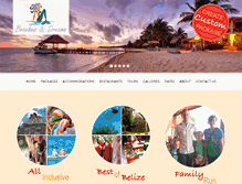 Tablet Screenshot of beachesanddreams.com